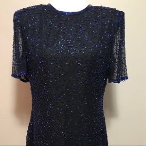 Vintage Silky Nites Sequin Dress